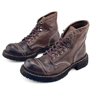 Bottines en cuir à la mode, mi-mollet, avec boucle, design léger, pour l'hiver et les soirées - Product Image 2