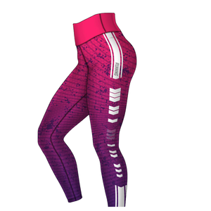 Pantalones de Yoga de gimnasio de cintura alta personalizados 2025 para mujer, nuevas mallas estampadas informales de verano, mallas de entrenamiento por sublimación - Product Image 3