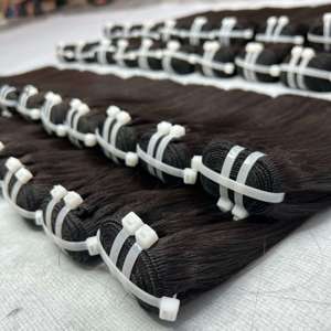 Prix de gros Super Double Drawn os droit 100% Extension de cheveux humains vietnamiens cuticules alignés cheveux humains vierges - Product Image 4