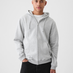 Sweat-shirt à capuche pour homme surdimensionné à épaules tombantes en coton et polyester mélangés de qualité supérieure Doux et chaud en molleton - Product Image 3