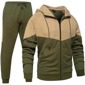Ensemble de survêtements de jogging d'automne respirant et décontracté de haute qualité personnalisé pour hommes utilisation dans la salle de sport - Product Image 1