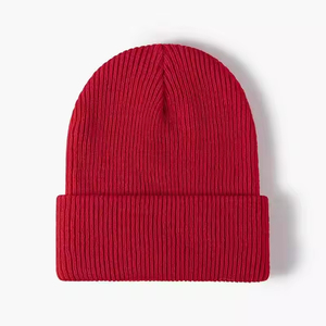 Venta caliente Gorros con bordado personalizado Diseño de moda Beanie Knit Hat Winter New Style Hat Beanie - Product Image 5