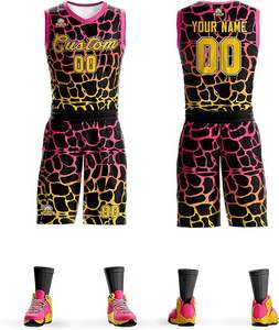 Maillot de basket-ball vintage à séchage rapide personnalisé vêtements de sport en polyester respirant logo client imprimé maillot de basket-ball OEM - Product Image 1