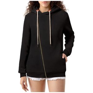 Factory's Fleece Cotton <b>Polyester</b> Hoodies Women's Vintage Oversized <b>Hoodie</b> Winter Sweatshirt Drop Shoulder Long Sleeves - Product Image 1