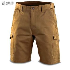 Shorts cargo en toile pour homme 2025, taille élastique, logo personnalisé, décontracté d'été, ample, sport de plein air, séchage rapide, fermeture à cordon - Product Image 6