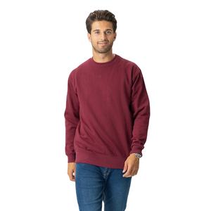 เสื้อสเวตเชิ้ตคอกลมผู้ชาย ผ้าฝ้าย แบบเรียบ สวมใส่สบาย ผ้าฟลีซ สตรีทแวร์ ลำลอง ใส่ซ้อนชั้นได้ พิมพ์โลโก้ตามสั่ง - Product Image 1