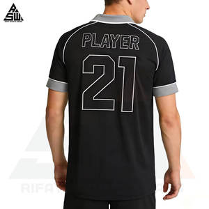 Conjunto de Camiseta de Fútbol Vintage Unisex Personalizada, Manga Corta, Números del Equipo Impresos, Secado Rápido, Transpirable, Ropa Deportiva que Absorbe el Sudor - Product Image 1