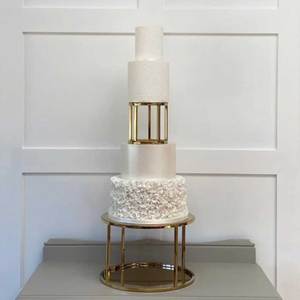 White <strong>Cake</strong> Stand Manufacturer Birthday Dessert <strong>Display</strong> <strong>Supplier</strong> Export Quality for Parties - Product Image 3