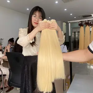 Vietnamese Wholesale Price Supplier Raw Weft Hair Bone Straight 100% REAL VIRGIN HUMAN HAIR