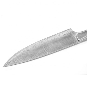 Cuchillo de Chef paquistaní hecho a mano profesional con mango de madera, hoja de acero de Damasco, apto para lavavajillas, alta durabilidad - Product Image 4