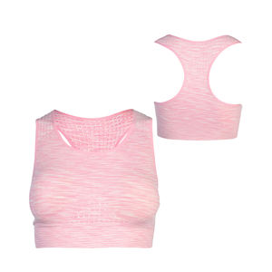 Sujetador Deportivo de Alto Impacto para Mujer, Modelo 2024, Marca Privada, Color Blanco, Personalizado para Gimnasio, Estilo Halter con Espalda Cruzada, Sin Espalda, de Alta Calidad - Product Image 1