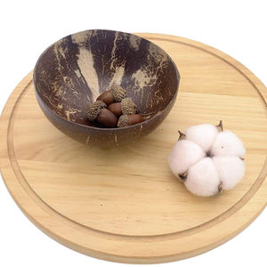 Tazón para servir de cáscara de coco hecho a mano para batidos, cereales, aperitivos y comedor en casa, sostenible y natural - Product Image 2