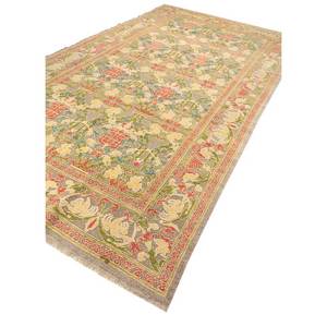 Alfombras de Lana Anudadas a Mano Aalam Paem-852, Estilo Boho Abstracto Floral para el Hogar, para Entrada, Pasillo, Sala de Estar, Rectangulares, Hechas a Mano - Product Image 2