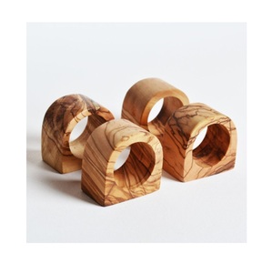 Wholesale Direct From Factory Wood Napkin Rings for <b>Weddings</b> Parties Table <b>Tissue</b> Holder Party Decoration Wooden Napkins Ring - Product Image 2