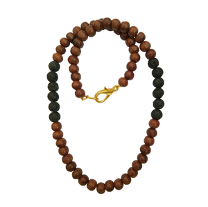 Madera Mala con cuentas grabado Logo diseño personalizado clásico joyería encanto cuentas de madera collar Mala - Product Image 3