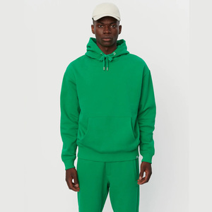 2025ผ้าฝ้ายมีฮู้ดของผู้ชายมาใหม่เสื้อมีฮู้ดฮิปฮอปสีพื้นเสื้อฮู้ดสั่งตัด - Product Image 2