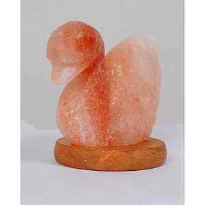 Lampe de table en forme de cygne au sel orange Lampe au sel de l'Himalaya écologique sculptée polie par des fabricants pakistanais nommés anwar - Product Image 5