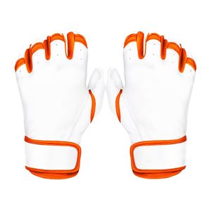 Gants de sport à poignet court de haute qualité, gants de frappe au baseball en cuir personnalisés professionnels, ajustement confortable, design écologique - Product Image 1