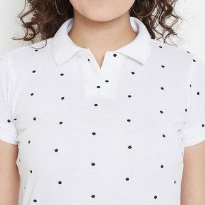 2025 nueva llegada mujeres para Polos Slim Fit transpirable e informal patrón sólido para uso al aire libre Venta caliente - Product Image 6