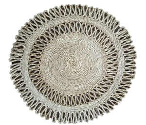 Tapis en chanvre de haute qualité en gros, faits à la main, tressés, à motifs géométriques, adaptés aux animaux domestiques, lavables, de luxe, pour salon, Avior - Product Image 5