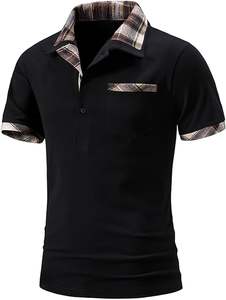 เสื้อโปโลผู้ชายเสื้อกอล์ฟปักลายโลโก้กำหนดเอง - Product Image 5