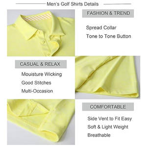 เสื้อโปโลกอล์ฟผู้ชายลดราคา เสื้อโปโลกอล์ฟผู้ชายสั่งทำ เสื้อโปโลกอล์ฟผู้ชายสีพื้น - Product Image 6