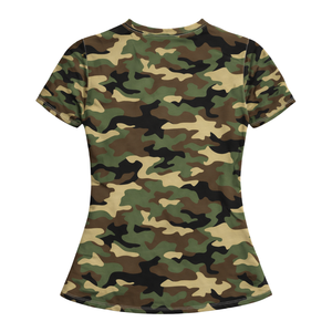 Camo 08 Legacy <b>T</b>-<b>Shirt</b> Greek Sorority Apparel <b>Womens</b> Pink & Green Tee College Sisterhood Stylish Casual Greek Wear Soror Tee - Product Image 4