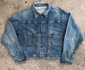 Veste en jean personnalisée de haute qualité pour hommes Streetwear vintage avec broderie bouton décoration motif imprimé décontracté formel hiver - Product Image 1