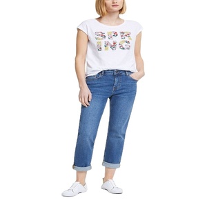 <span class=keywords><strong>Pantaloni</strong></span> Jeans in Denim skinning a vita alta da <span class=keywords><strong>donna</strong></span> a vita alta <span class=keywords><strong>pantaloni</strong></span> Slim classici di base strappati Plus Size Casual Design per l'inverno per - Product Image 1