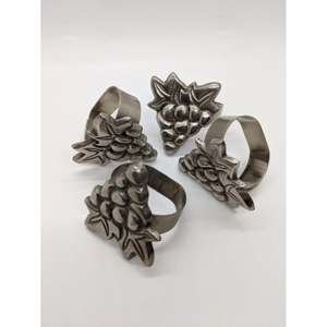 Anillos de lujo de estilo americano para servilletas, de Metal servilleteros, suministros para eventos, decoración del Día de San Valentín, servilletero, lo último - Product Image 4