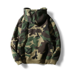 Buen precio Premium Camo impreso sudaderas con capucha para hombres transpirable personalizado básico algodón mezclado sudaderas con capucha hombres para la venta - Product Image 2