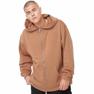 Fabricantes de ropa Liso Sudadera con capucha personalizada de gran tamaño Unisex en blanco Peso pesado Algodón Hombres Sudaderas 3D Puff Print Hombres - Product Image 1