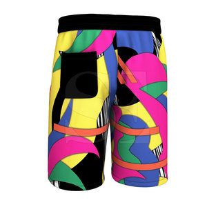 กางเกงขาสั้นผ้าโพลีเอสเตอร์แบบไม่ทอขนาดใหญ่พิเศษสำหรับผู้ชายกางเกงขาสั้นระบายอากาศได้ดีแบบลำลองสำหรับฤดูร้อน100% - Product Image 4