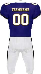 Uniforme de fútbol americano personalizado de alta calidad para clubes, universidades, equipos deportivos, conjunto completo transpirable de secado rápido 2025 - Product Image 4