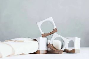 Porte-serviette en marbre pour mariage et restaurants et à la main pour un usage quotidien à bas prix pour un dessus de table porte-anneau en tissu - Product Image 4