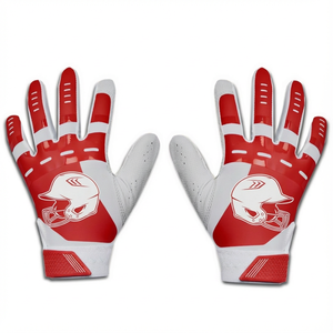 Gants de frappe de baseball et de softball en cuir Cabretta de qualité supérieure, tricoté, résistant aux déchirures, avec options de couleur et de design personnalisés - Product Image 2