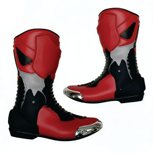 Chaussures de moto confortables à vendre, nouvelles, pour la conduite, la course, imperméables, respirantes, en cuir, chaussures de moto tout-terrain en cuir - Product Image 5