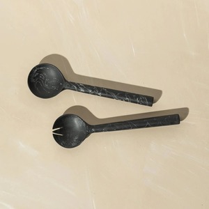 Grand saladier en résine design unique avec finition brillante, durable, lavable et écologique - Product Image 5