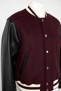 Stylish Letterman <b>Jacket</b> Modern Fit Casual Baseball Inspired Outerwear for Everyday Comfort - Product Image 2