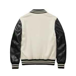 Veste universitaire personnalisée unisexe, veste bomber Letterman avec logo personnalisé, veste de baseball streetwear unisexe - Product Image 2
