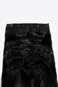 Top Qualité Prix de Gros Double Dessiné Cru Vierge Naturel Remy Clip en 100% Extensions de Cheveux Humains avec Cuticule - Product Image 6