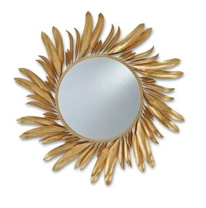 Modern Style Round <b>Hanging</b> Glass <b>Mirror</b> <b>Wall</b> Decor for Bathroom or Bedroom-Cosmetic Makeup <b>Mirror</b> Decoration - Product Image 2
