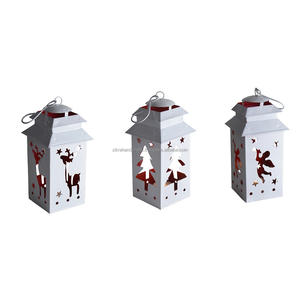 Lanterne en métal 2020 pièces, finition colorée Antique, Design, porte-bougie, décoration d'intérieur, porte-lampe - Product Image 5