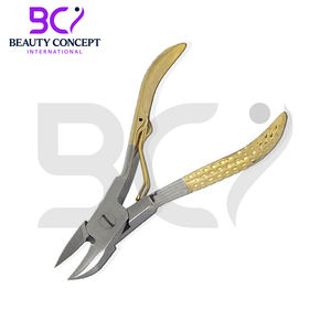 Coupe-ongles en acier inoxydable pour doigts et orteils, lame incurvée, ensemble de 4 pièces pour ongles épais, durable, professionnel, podologie - Product Image 2