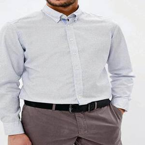 2023 printemps été Logo personnalisé 100% coton Oxford hommes décontracté à manches longues flanelle chemise à carreaux pour hommes - Product Image 5