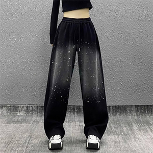 กางเกงผ้าแคนวาสคอตตอน 100% แบบสั่งทำพิเศษ เป็นมิตรกับสิ่งแวดล้อม สไตล์วินเทจ น้ำหนักเบา เอวกลาง ทรงลำลอง มีเชือกผูก ขอบเอวเรียบ ซักแบบแอซิดวอช - Product Image 3