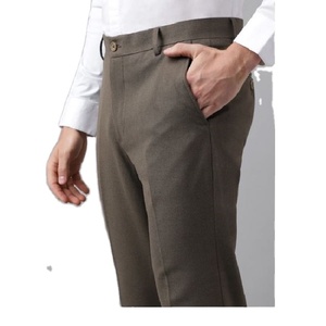 กางเกงทางการสำหรับผู้ชายกางเกงบางขายาวมีแบรนด์และโลโก้ตามสั่ง - Product Image 5