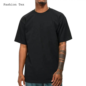 T-shirt vierge 100% coton pour hommes personnalisé en gros T-Shirt imprimé de logo Streetwear T-shirts unis de haute qualité grande taille pour hommes - Product Image 1