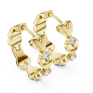 Round Cut Diamond <b>Earrings</b> Lab Grown IGI Certified Fine Jewelry Wholesale Custom Design for Women Daily Wear Gift - Product Image 3