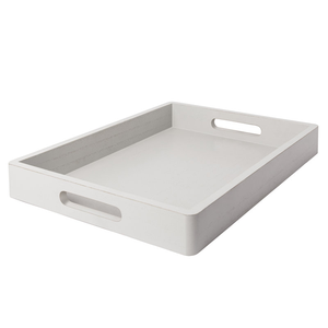 Plateau de service en marbre haut de gamme, plateau rectangulaire en marbre blanc pour hôtel, mariage et décorations d'intérieur - Product Image 2